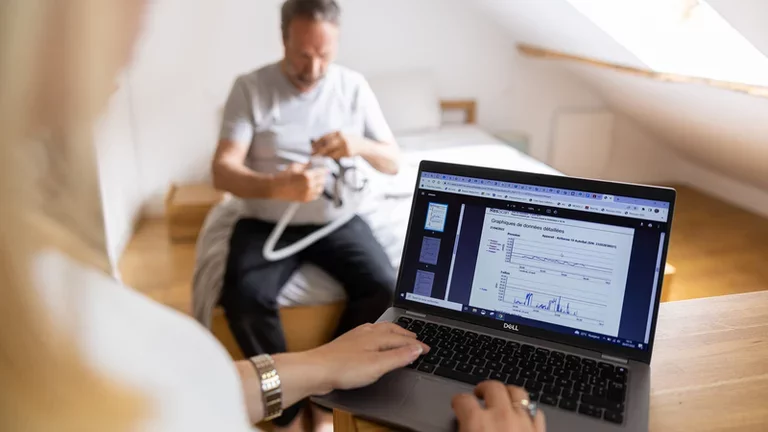 Obstructive sleep apnea in adults - patient follow-up (male) 4