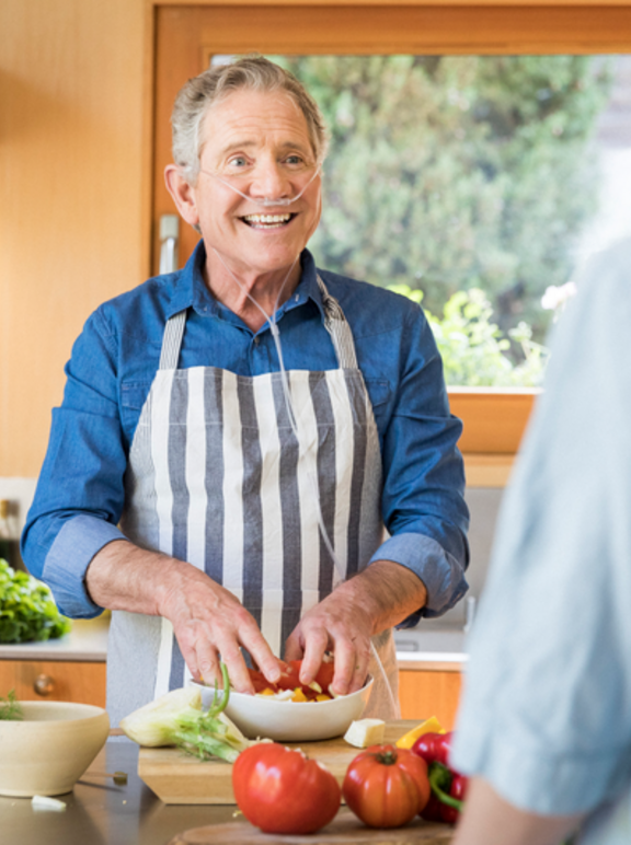 COPD male patient (cooking) 1